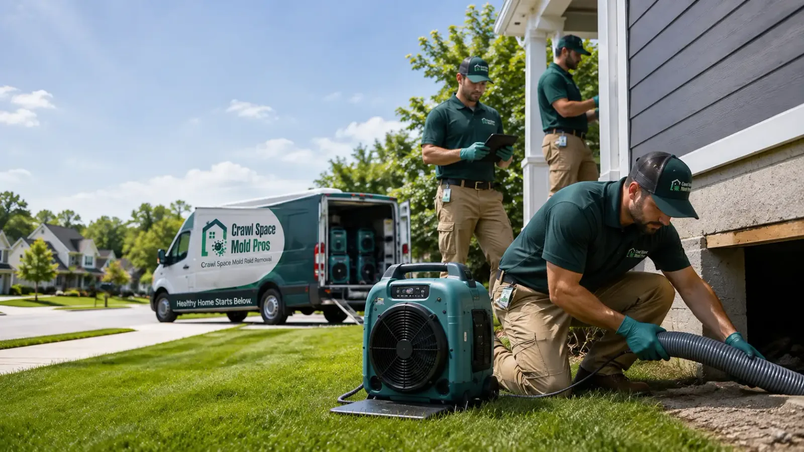 Crawl Space Mold Removal in Redmond, WA